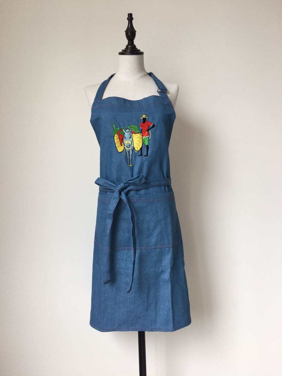 Unisex Embroidered Apron (talking ladies or donkey)
