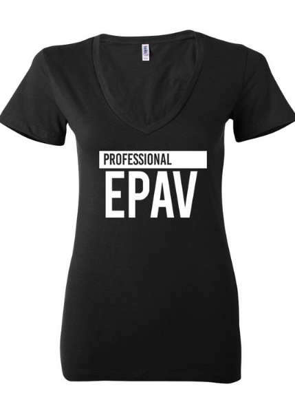 Professional Epav Women Deep V-neck T-Shirt