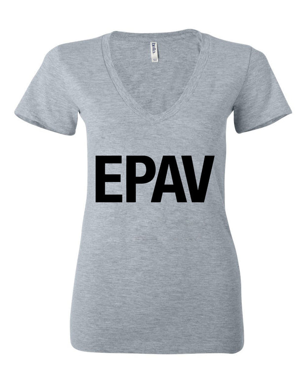 "Epav" Women Deep V-neck T-Shirt